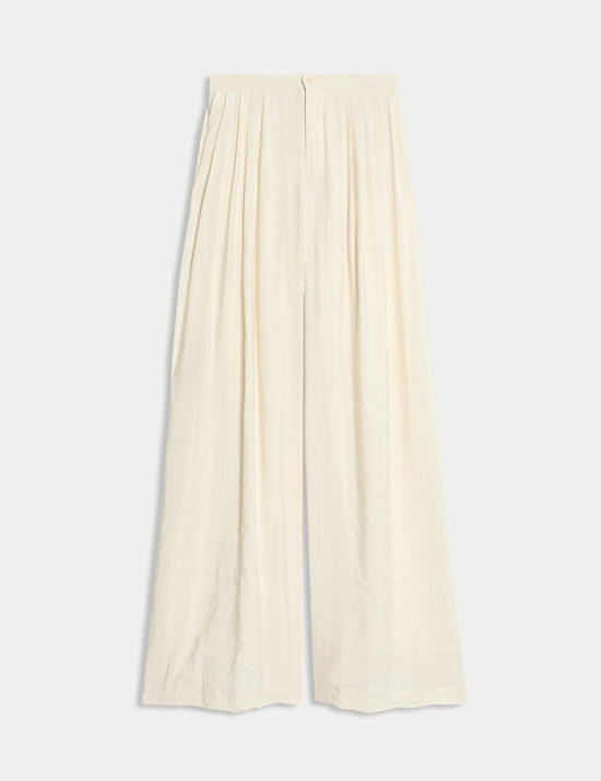 Pantalones palazzo con pinzas