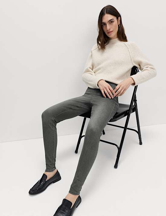 Pull on High Waisted Jegging