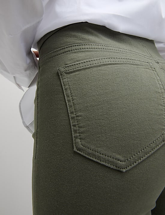 Jeggings taille haute élastique