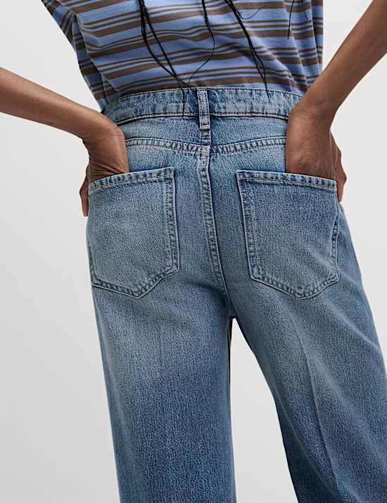 Mid Rise Flared Jeans