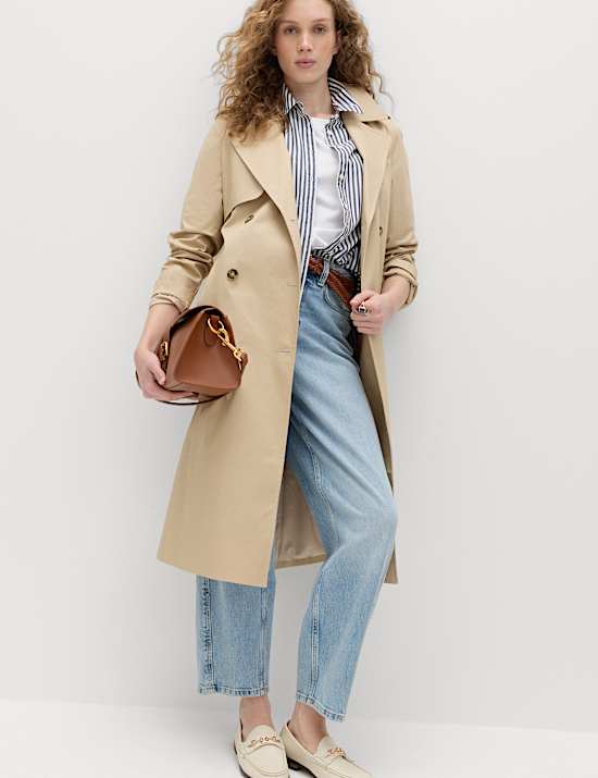 Jean taille haute coupe carotte longueur cheville