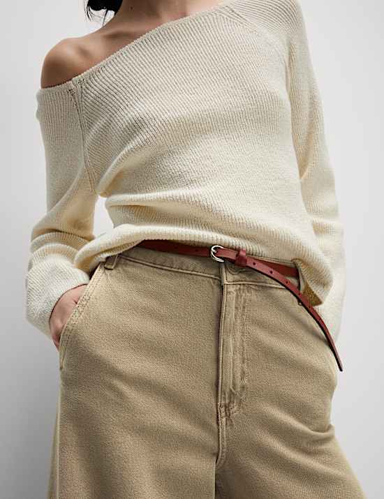 Pantalon palazzo en coton