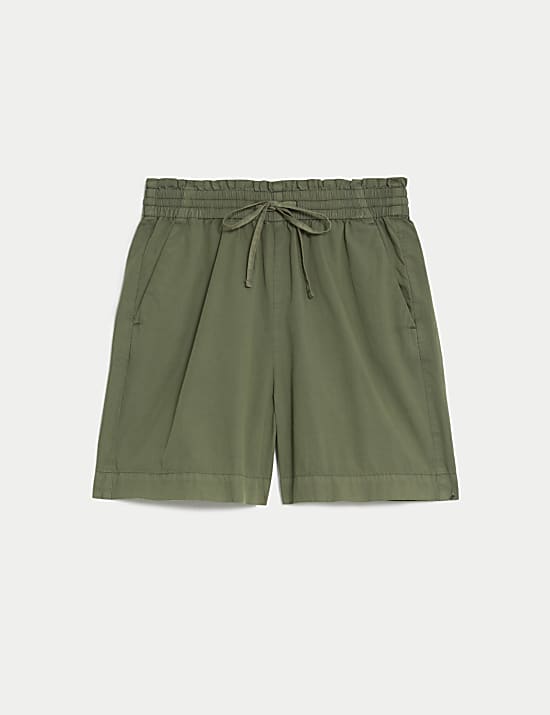 Pure Cotton High Waisted Shorts