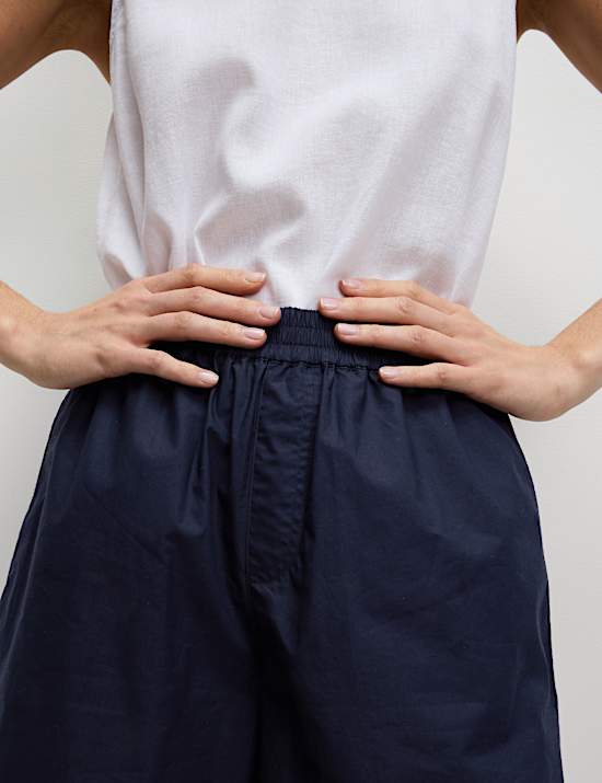 Pure Cotton High Waisted Shorts