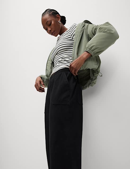 Celana Panjang Straight Leg Jersey Denim