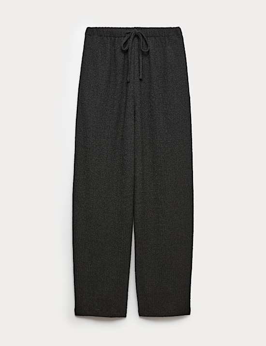 מכנסי ג'רסי בטקסטורה, בגזרת גזר ובאורך הקרסול