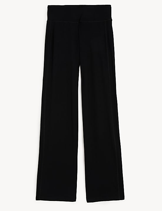Elasticated Waist Wide Leg Trousers