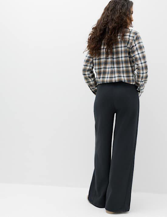 Cotton Rich Wide Leg Joggers