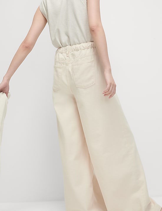 High Waisted Wide Leg Jeans