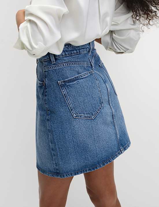 Denim Mini Skirt