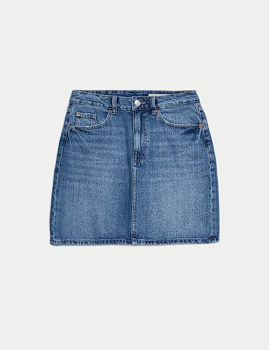 Minifalda denim