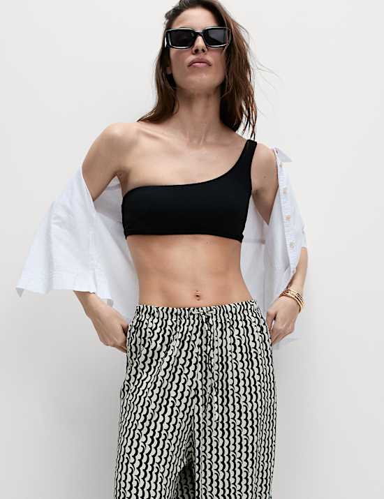 Geometric Wide Leg Culottes