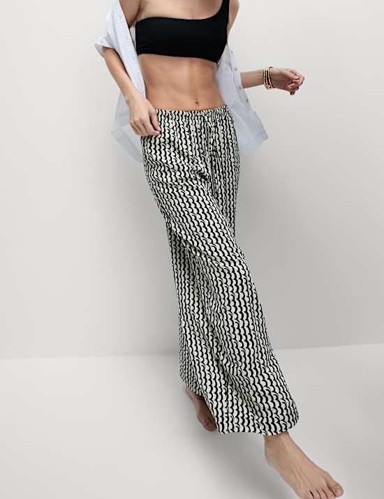 Geometric Wide Leg Culottes