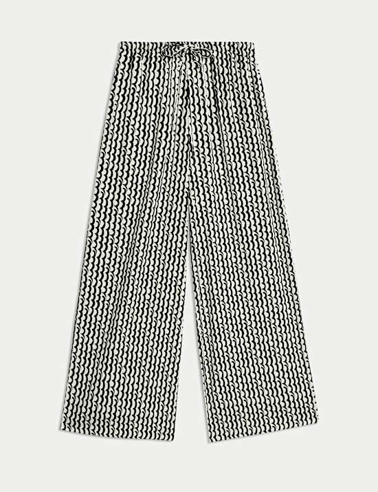Geometric Wide Leg Culottes