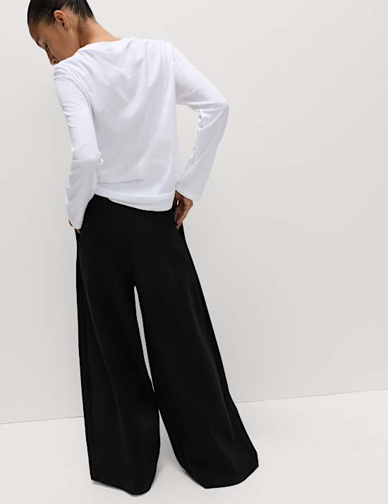 Super Wide Leg Palazzo Joggers