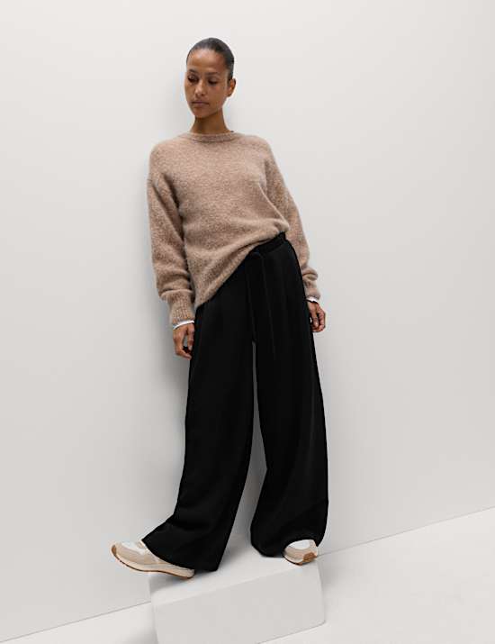 Super Wide Leg Palazzo Joggers