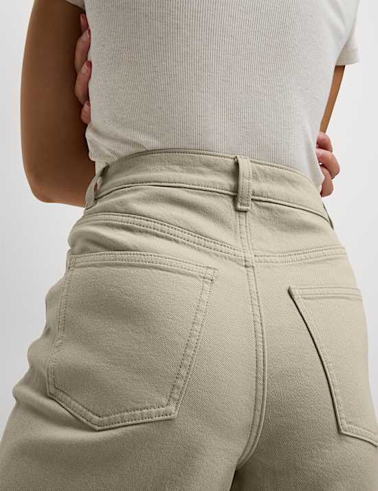 Wide Leg Cropped Jeans