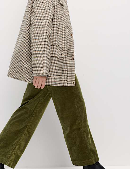 Cord Wide Leg Trousers