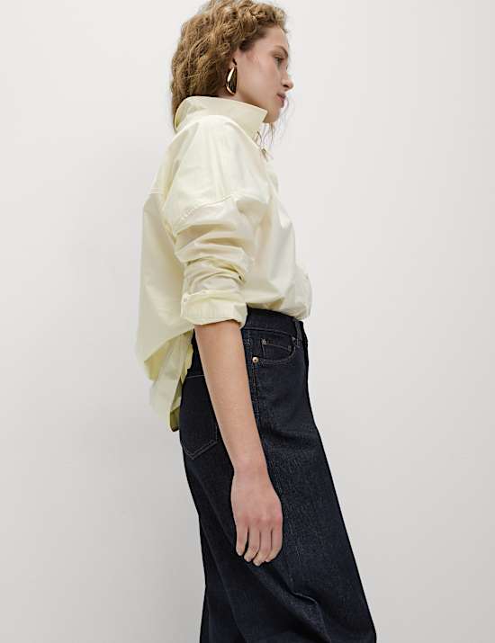 Relaxed Mid Rise Barrel Jeans