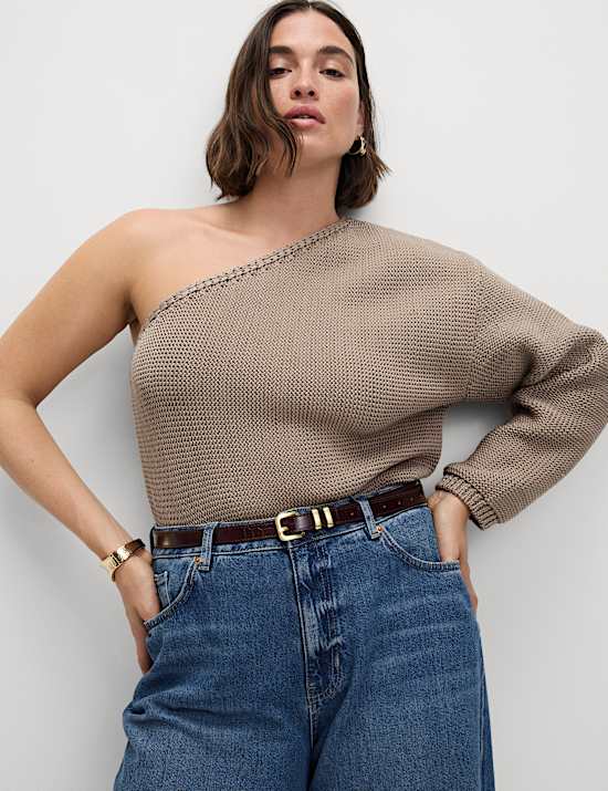 Lyocell™ Blend Wide Palazzo Leg Jeans