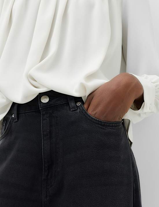 Lyocell&trade; Blend Wide Palazzo Leg Jeans