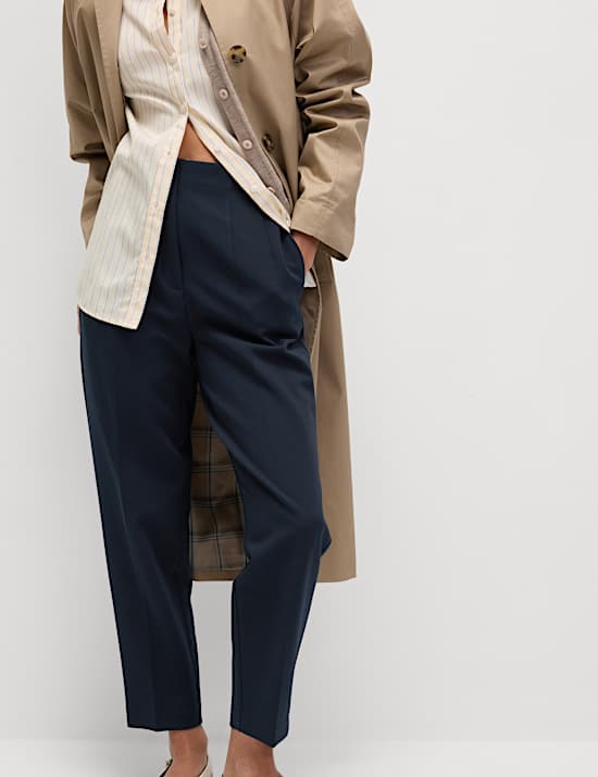 Tapered Ankle Grazer Trousers