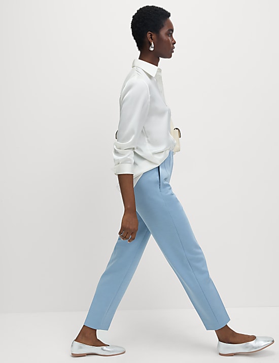 Tapered Ankle Grazer Trousers