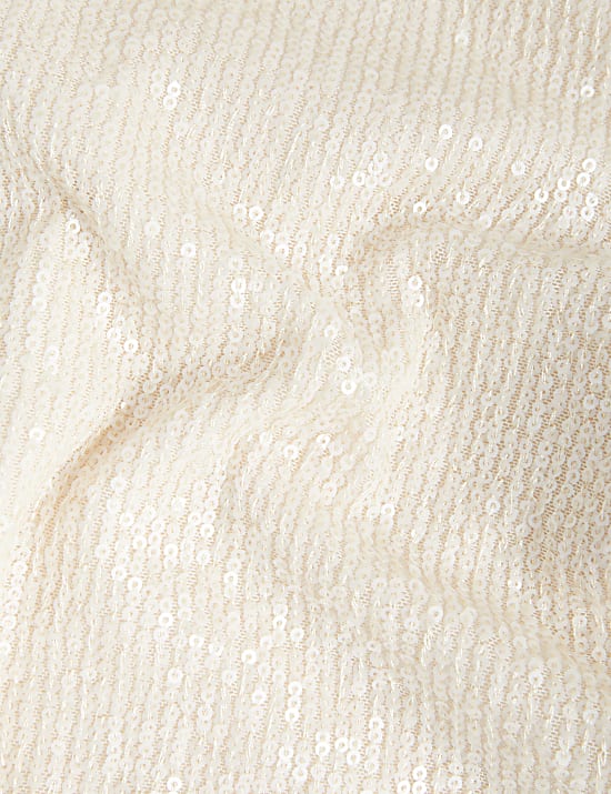 Sequin Midaxi Column Skirt