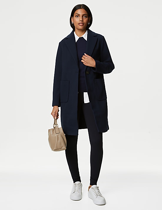 Relaxed Single Breasted Coat