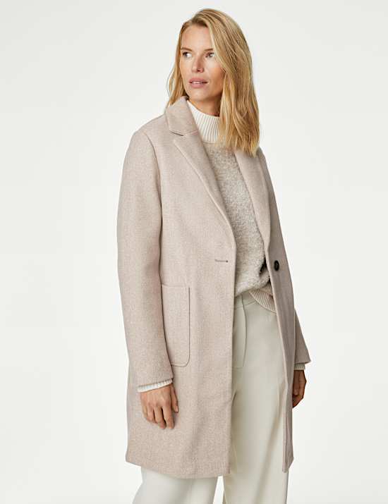 Relaxed Single Breasted Coat
