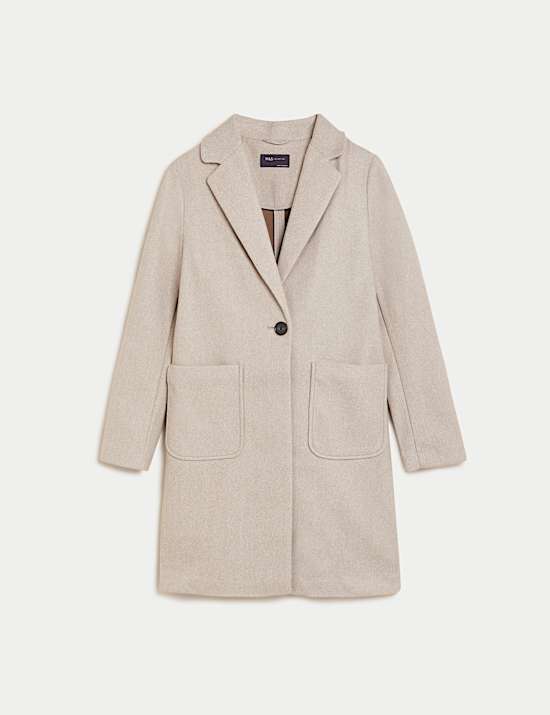 Relaxed Single Breasted Coat