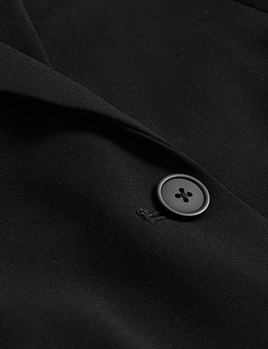 Σακάκι με μονή σειρά κουμπιών σε χαλαρή γραμμή