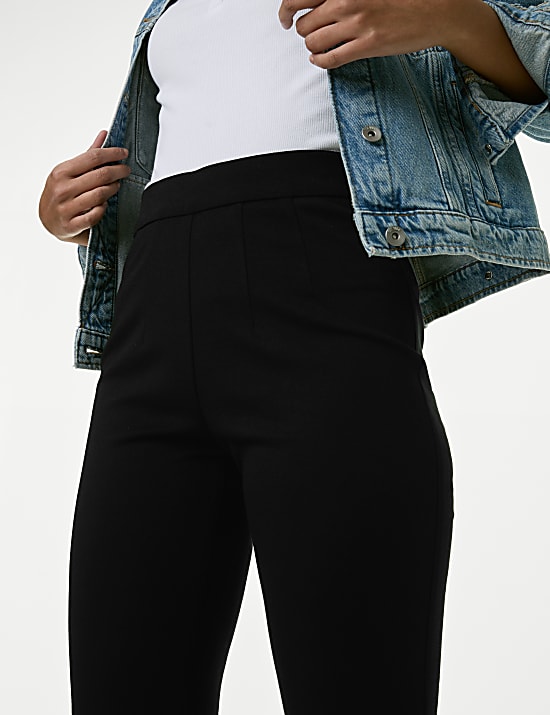 Jersey Flared Trousers