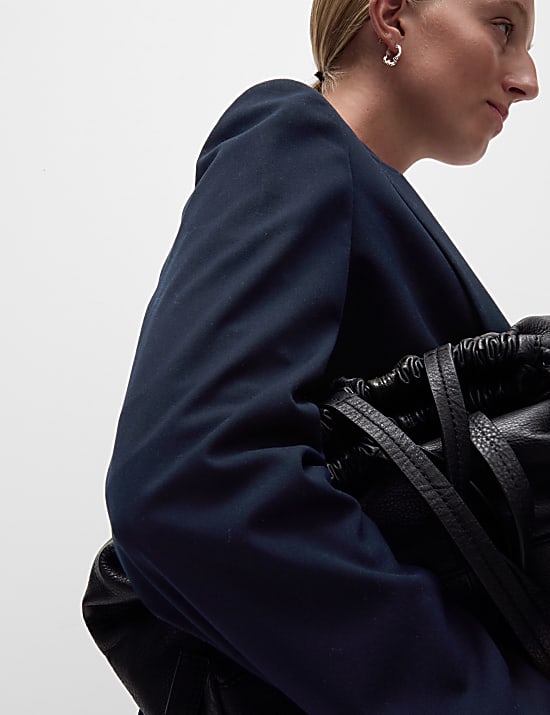 Blazer droit coupe cintrée