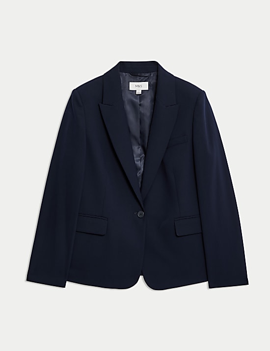 Blazer droit coupe cintrée