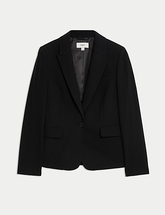 Blazer droit coupe cintrée