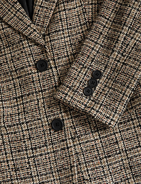 Tweed Relaxed Checked Blazer