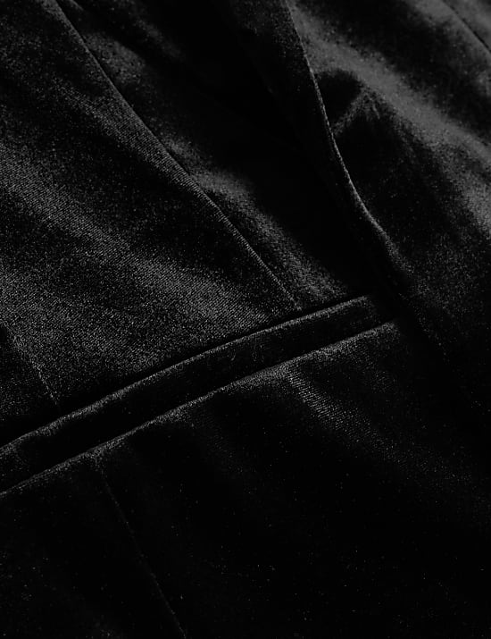 Velvet Relaxed Single Breasted Blazer