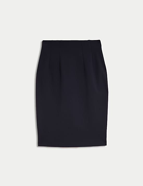 Jersey Knee Length Pencil Skirt