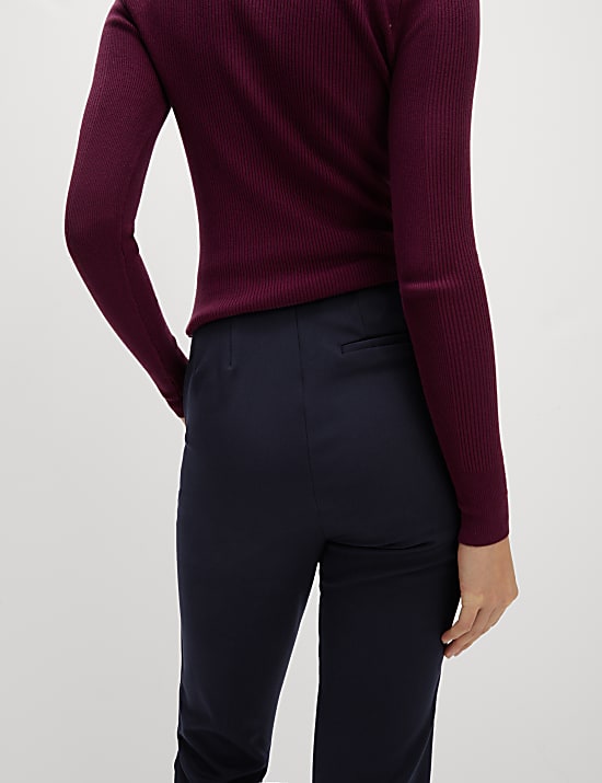 Slim Fit Ankle Grazer Trousers