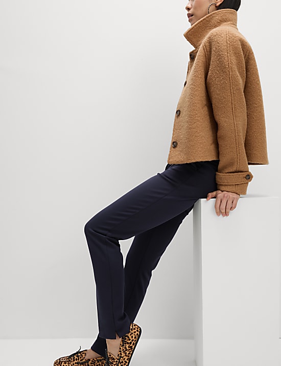 Slim Fit Ankle Grazer Trousers