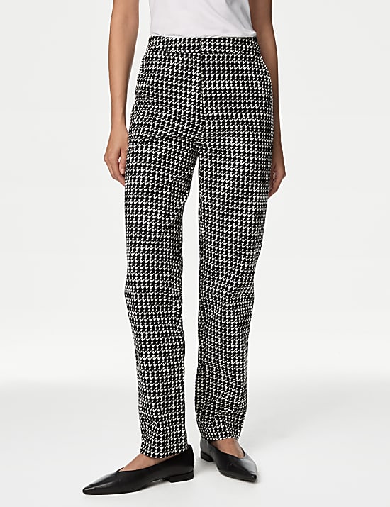 Παντελόνι μέχρι τον αστράγαλο με στενή εφαρμογή και υψηλή περιεκτικότητα σε βαμβάκι