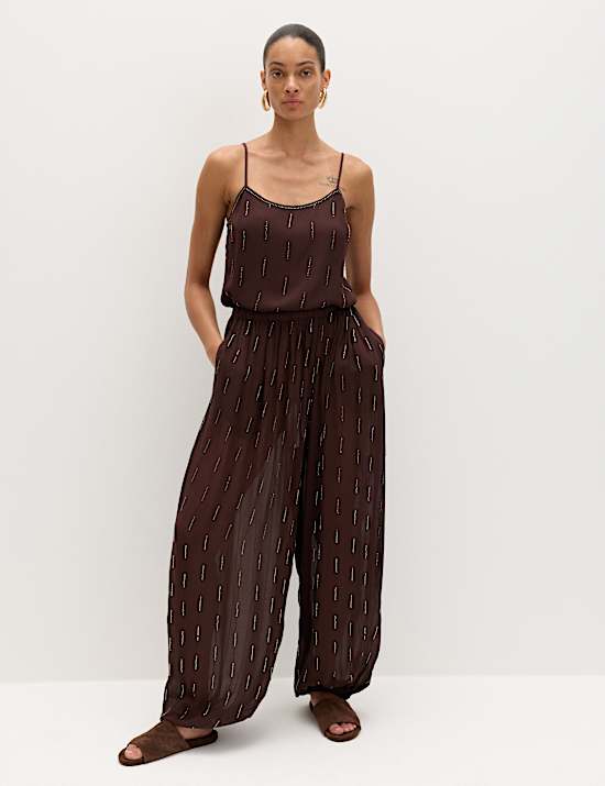 Embellished Balloon Trousers