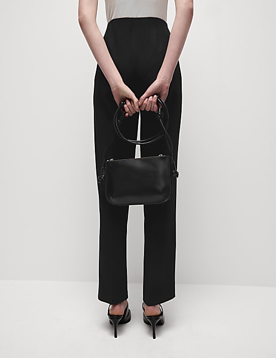 Jersey Elasticated Waist Straight Leg Trousers