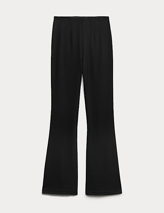 Jersey Flared Trousers