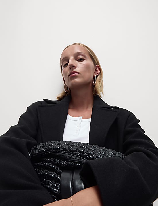 Relaxed Single Breasted Coat