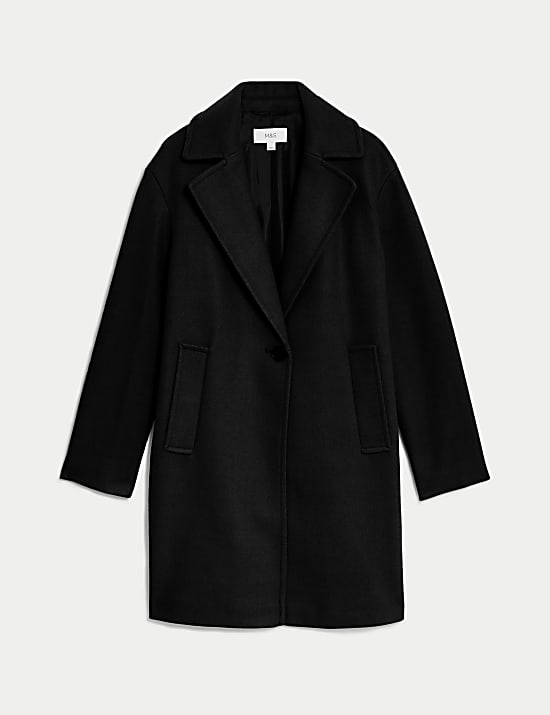 Relaxed Single Breasted Coat