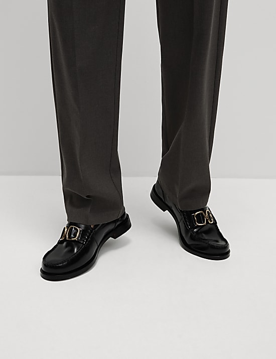 Tkané kalhoty s rovnými nohavicemi, se strečem