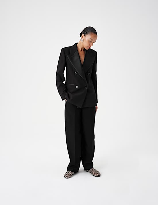 Tuxedo Relaxed Straight Leg Trousers