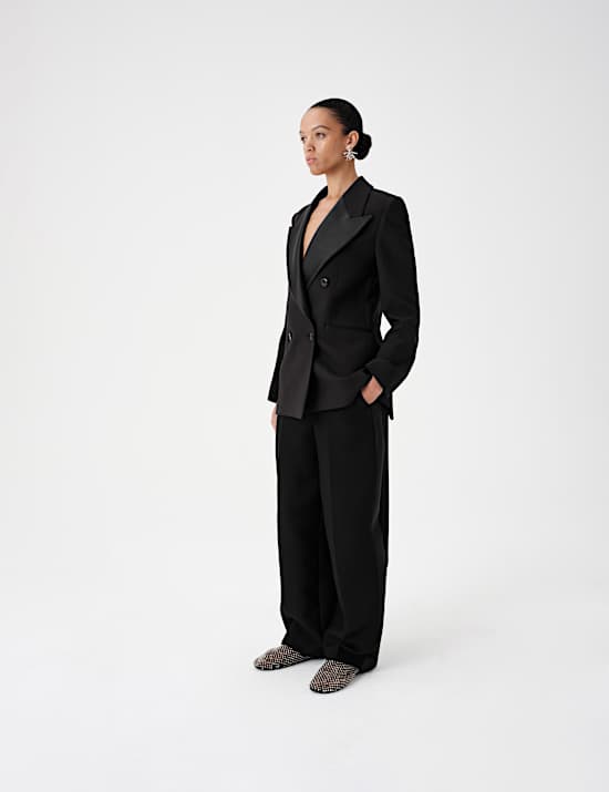 Tuxedo Relaxed Straight Leg Trousers